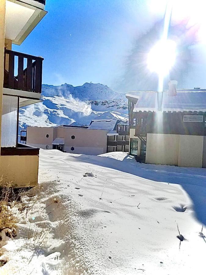Appartement Chaleureux Au Pied Des Pistes, 4 Personnes, Wifi Val Thorens Exterior foto